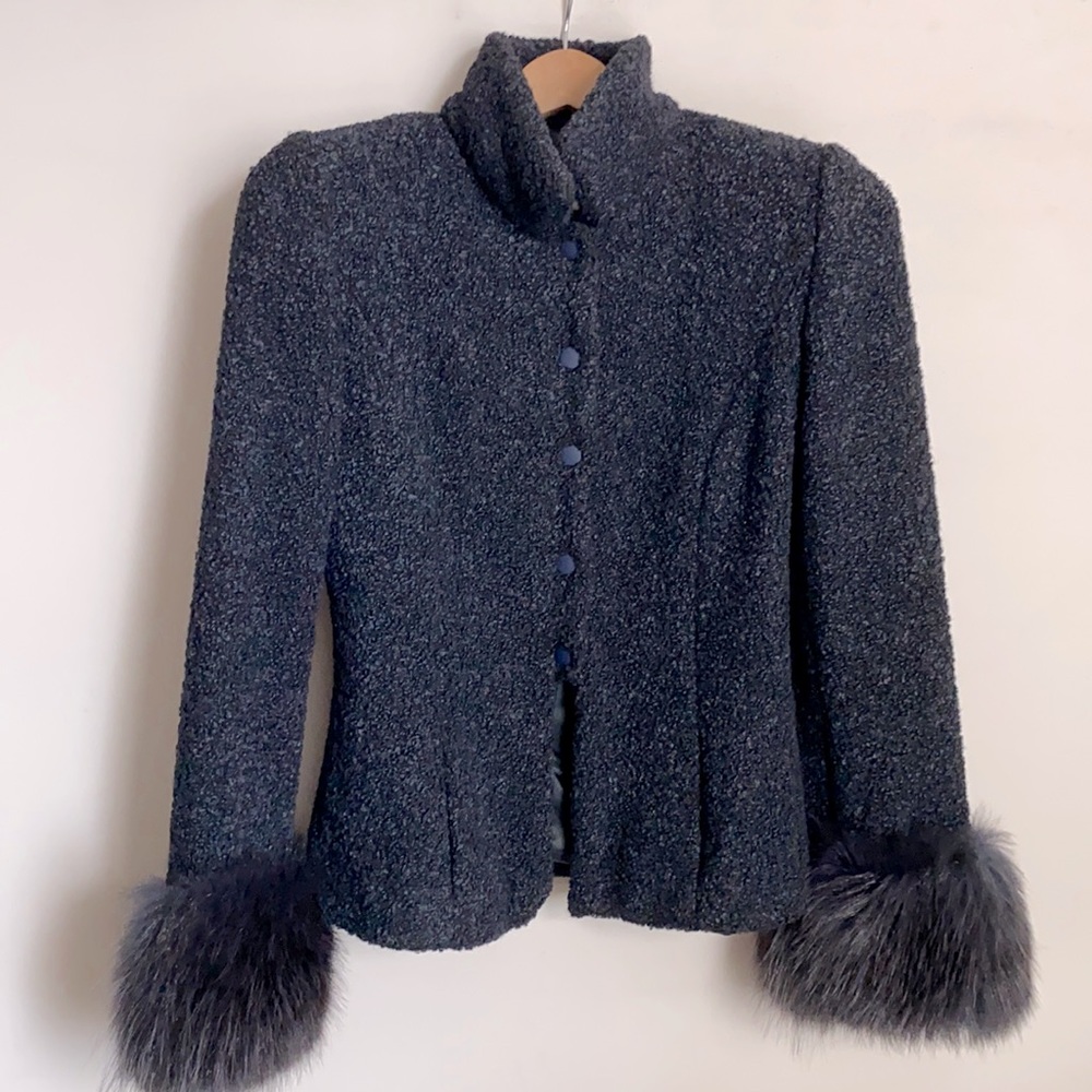 MARIELLA BURANI - NOTIZIE - Wool elegant Women’s Jacket - US Size 8, IT 42